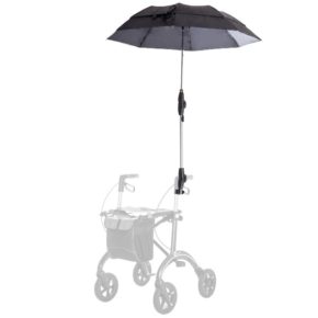 Regenschirm für Carbon Rollator, ombrello per deambulatore in carbonio, Saljol
